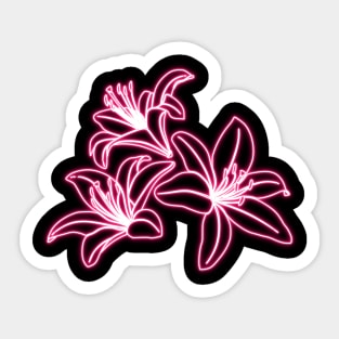 Lilies Flowers Sticker